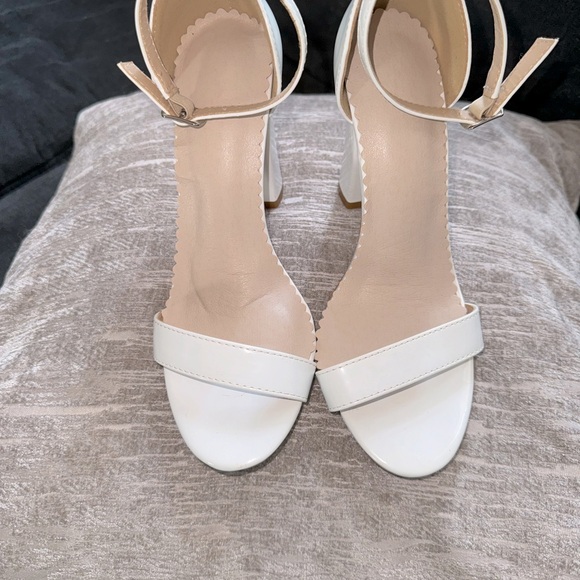 ZriEy Women's Chunky High Heels 4 Inches Block High heels - Picture 5 of 7